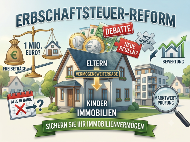 Reformdebatte bei der Erbschaftsteuer: Droht Immobilieneigentümern die Steuerfalle?